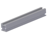 Adjustable Extruded Aluminum Rail , Solar Panel Mounting System Aluminium Profile Rail