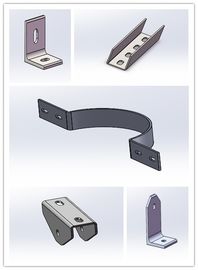 Un buen precio. Accesorios solares modificados para requisitos particulares L - ganchos de pie del montaje de los conectores para la estructura de montaje solar en línea