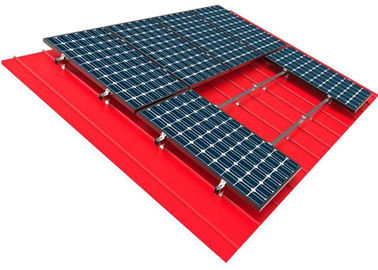 Un buen precio. los sistemas del montaje del tejado del panel solar 10kw echaron la estructura trapezoidal acanalada del picovoltio de la costura de la situación en línea
