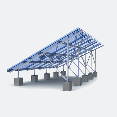 Un buen precio. Escala de tierra Frameless de la utilidad de sistemas del montaje del panel solar aluminio anodizado inclinación fijado 50 MW en línea