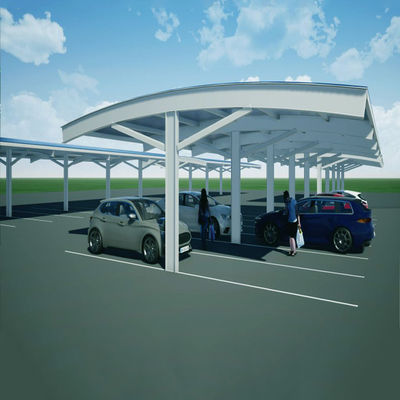 Un buen precio. 15deg que inclina los sistemas del tormento del panel solar de BIPV para el Carport en línea