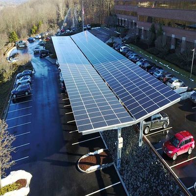 Un buen precio. Soporte solar arqueado impermeable al aire libre del carport de las Sistema Solar del Carport de la pérgola de la forma en línea