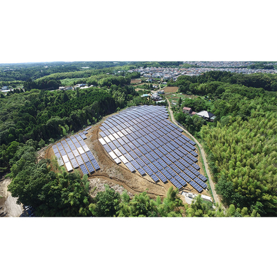 Un buen precio. El peso ligero del ISO galvanizó la estructura solar montada la tierra de acero del soporte solar de los sistemas del picovoltio en línea