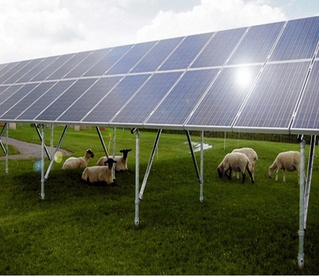 Un buen precio. Estructura de montaje solar del campo abierto del SGS con el sistema de montaje solar del soporte solar concreto de la fundación en línea