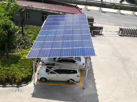 Un buen precio. Construcción de estacionamiento solar de acero en línea
