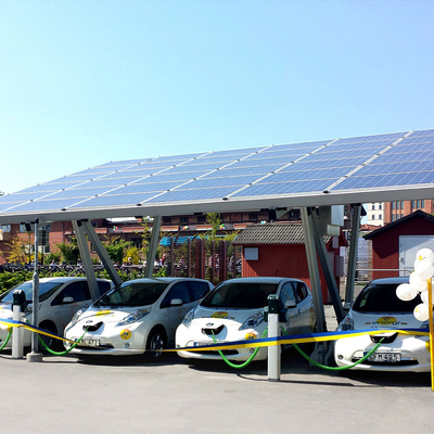 Un buen precio. Tierra solar del sistema del montaje del Carport del módulo del picovoltio montada para la estructura solar del aparcamiento en línea