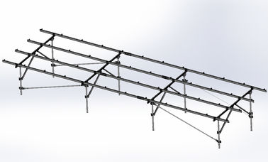 Un buen precio. Los sistemas de tierra de acero del montaje del panel solar acorchetan la carga máxima fotovoltaica de la nieve 1.4KN/m2 en línea