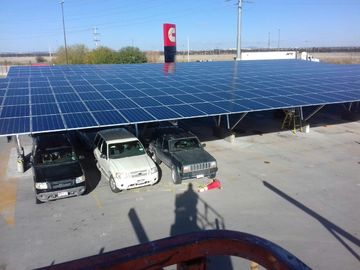 Un buen precio. Aparcamiento ajustable del panel solar, equipo solar residencial de aluminio anodizado del Carport en línea