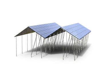Un buen precio. En de marcos del panel fotovoltaicos de acero durables sostenibles de la Sistema Solar del invernadero de la rejilla en línea
