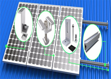 Un buen precio. Marco de aluminio anodizado alto vertical de la protuberancia del sistema del montaje del tejado plano en línea