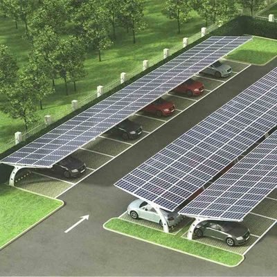 calidad De rejilla el Carport de acero vertió sistemas de energía solar del montaje del panel fábrica