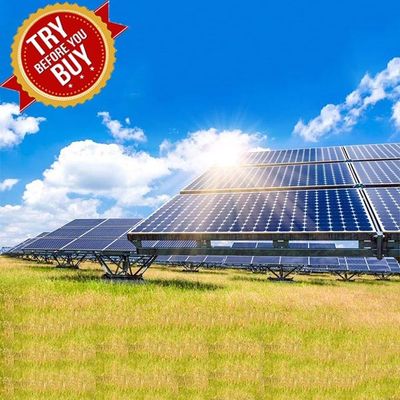 Un buen precio. Altura máxima rápida del edificio de la instalación los 20M de la pila del panel solar de los sistemas de tierra de acero del montaje en línea