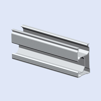 Un buen precio. Carril ranurado aluminio sacado para los sistemas fotovoltaicos OEM del montaje del módulo en línea