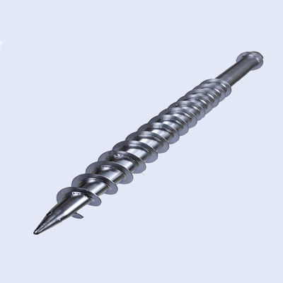 Un buen precio. El tornillo de tierra de plata llena el ancla helicoidal galvanizada Q235 de la tierra del acero los 76MM en línea