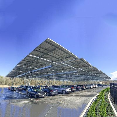 Un buen precio. Carport solar de acero galvanizado caliente de 10KW 30KW picovoltio en línea