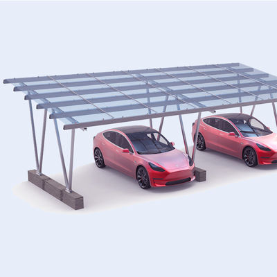 Un buen precio. El aluminio residencial de las Sistema Solar del Carport aleación la carga de viento del sistema de apoyo 130mph del panel del picovoltio que el coche de encargo del tamaño vertió el aparcamiento en línea