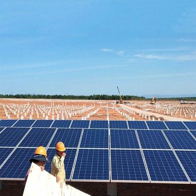 La inmersión caliente natural galvanizó el panel solar de 6m m molido montaje de sistemas