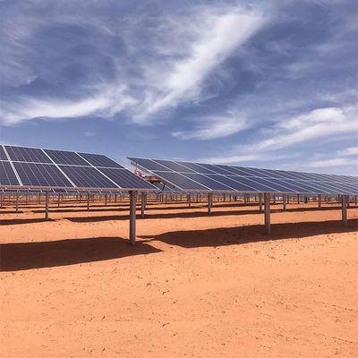 tierra fotovoltaica del panel solar del arsenal 60m/S que monta sistemas