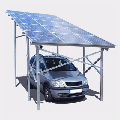 Estructuras solares de acero galvanizadas flexibles del Carport 20kw