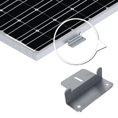 Un buen precio. Módulo del panel solar de la resistencia del viento que monta la consola de montaje flexible del carril de la energía solar de los accesorios en línea