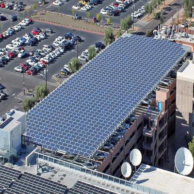 Un buen precio. 1.4KN/M2 Max. Snow Load Stainless steel SS304 Hot Galvanized Steel Solar PV Carport en línea