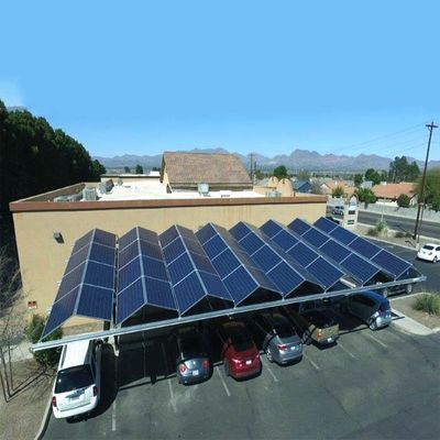 Un buen precio. Encima del Carport solar 60kw de To130mph para el sistema de montaje de tierra que parquea del puerto de coche en línea