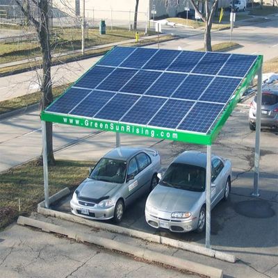 Un buen precio. Las consolas de montaje residenciales del módulo de la anchura los 2.5~3m estructuran el estacionamiento de la energía solar del Carport en línea