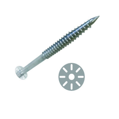 Un buen precio. Q235 Galvanized Steel 76mm Helical Earth Anchor Ground Screw Piles en línea