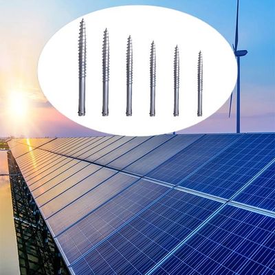 El tornillo de tierra galvanizado de la inmersión caliente llena el grueso de 2.75m m 3m m 3.5m m