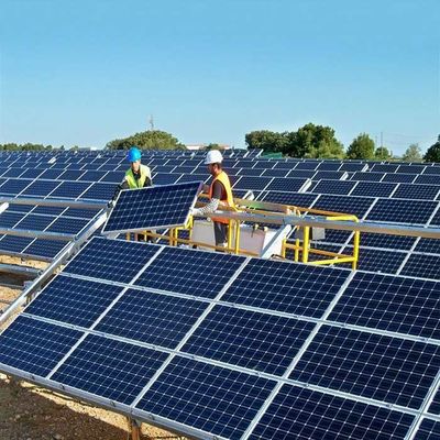 Un buen precio. Hot Dip Galvanizing & Anodized PV Ground Support Systems 10-60 Degrees en línea