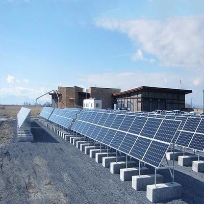 Un buen precio. Panel solar Tilt Angel a medida Sistema solar atado a la red de montaje en tierra en línea