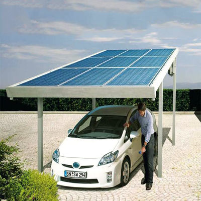 Un buen precio. Sistema Solar del Carport de alta resistencia de la estructura de acero del kilovatio HDG de 10 kilovatios 30 en línea