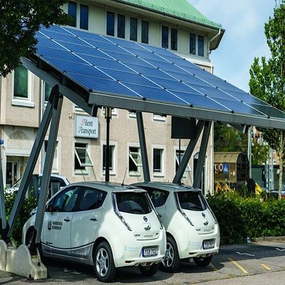 Un buen precio. 5deg 10deg 15deg anodizó las Sistema Solar del Carport de aluminio para el paisaje en línea
