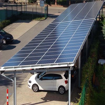 Un buen precio. Estructuras solares residenciales galvanizadas del Carport de la inmersión caliente en apagado rejilla en línea