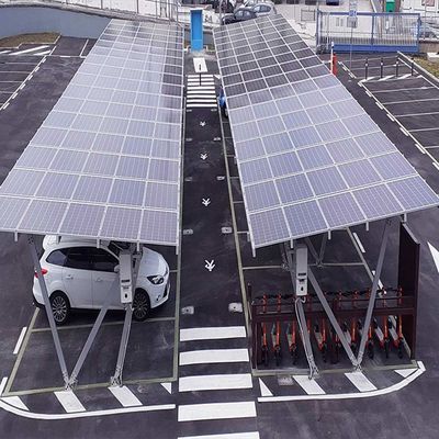 Un buen precio. 5deg 10deg 15deg galvanizó las estructuras solares residenciales del Carport en línea