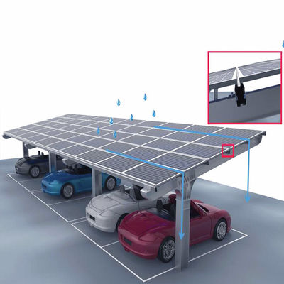 Un buen precio. Sistema de montaje de tierra galvanizado prenda impermeable para la vertiente solar del coche en línea
