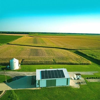 Un buen precio. Inmersión caliente que galvaniza las estructuras de montaje solares del invernadero de Q235B en línea
