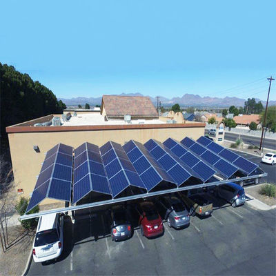 Un buen precio. Sistema solar del bastidor de soporte del Carport moderno del HDG Q345 en línea