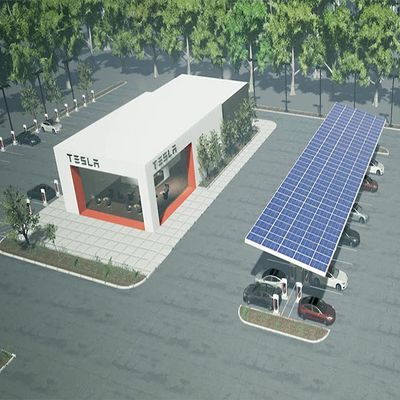 Un buen precio. Estructura del panel fotovoltaica anodizada para el Carport en línea