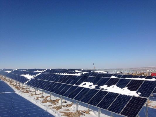 Soportes del panel solar Q235B Q345B con galvanización por inmersión en caliente/sistema de montaje fotovoltaico anodizado