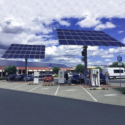 Un buen precio. 5deg - 15deg Instalación estructuras de cochera solar de aluminio soporte solar estructura solar en línea