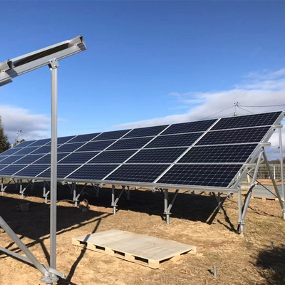 Un buen precio. Inmersión caliente consola de montaje de tierra solar de montaje fotovoltaica de acero del sistema galvanizado de Q235B/de Q345B en línea