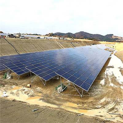 Un buen precio. Consola de montaje simple del panel solar del sistema del montaje de la terraza de la tierra de la construcción del ODM del OEM en línea