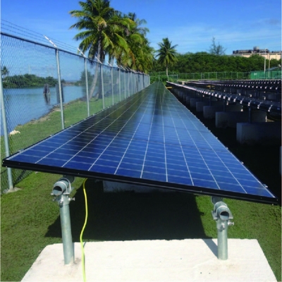 Un buen precio. Sistema de montaje solar de la terraza del panel solar de la construcción simple de tierra de la consola de montaje en línea