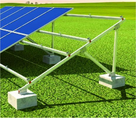 La estructura de montaje del módulo de la planta de energía solar acorcheta el soporte solar del sistema de Kit Ground Mounting