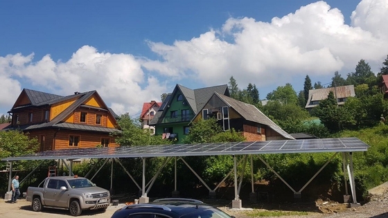 Un buen precio. La tierra capítulo montó los sistemas solares del picovoltio anodizados para el soporte solar del carport del embalaje del coche en línea