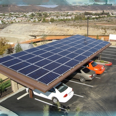 Un buen precio. Sistema de montaje solar montado solar del carport solar de la estructura de la tierra de tormento del Carport de aluminio en línea